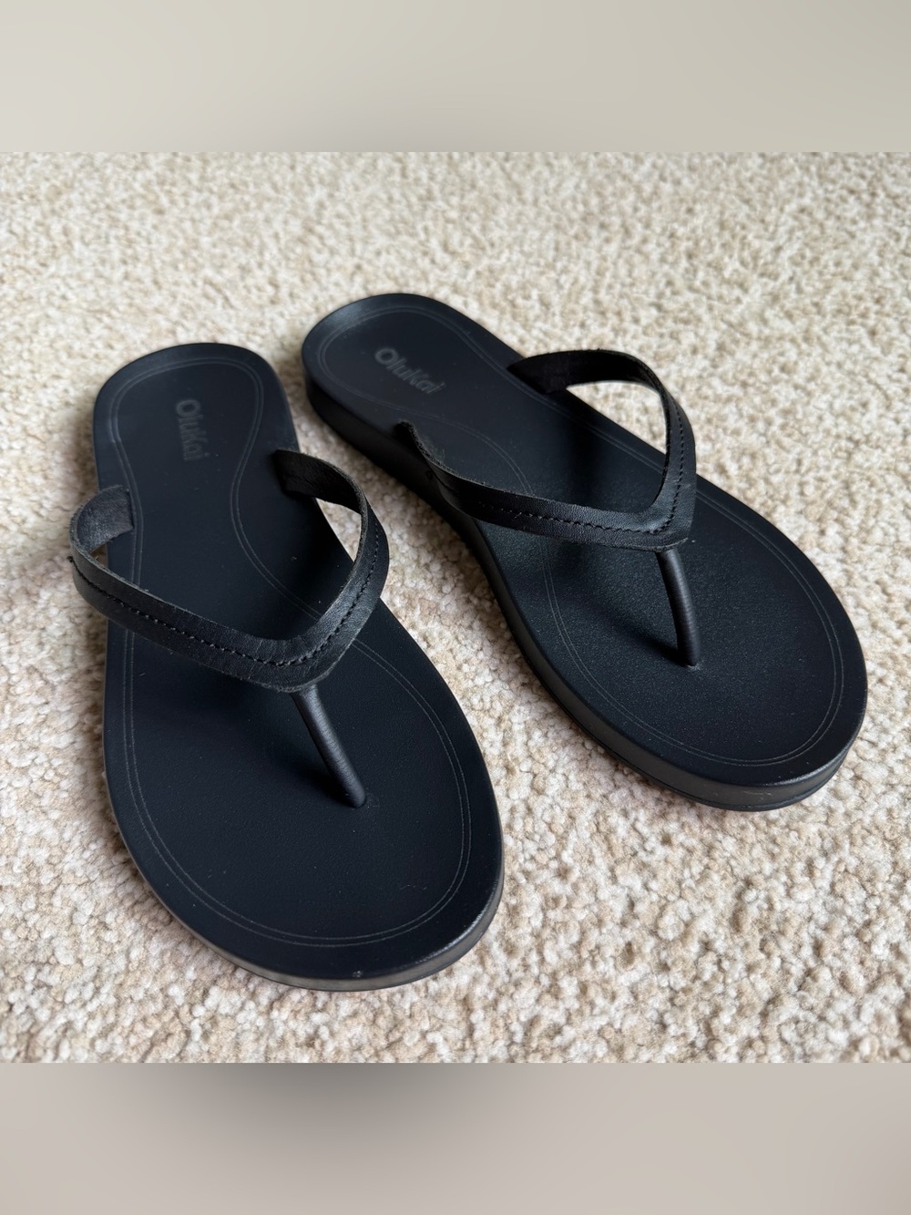 OLUKAI Lalahi Leather Sandals - Picture 3 of 4
